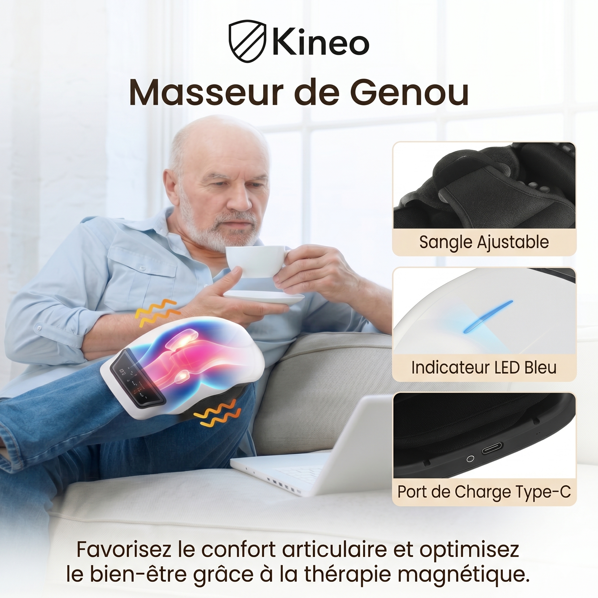 NeoCore V2 sur le genou